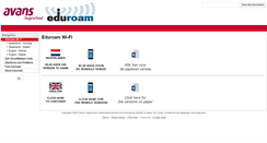 Desktop Screenshot of eduroam.avans.nl